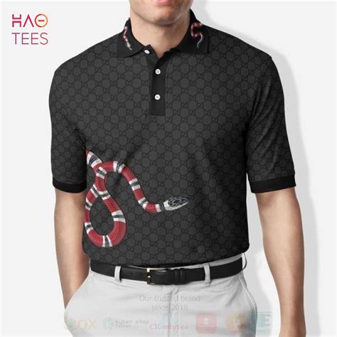 gucci mens polo tops|gucci polo snake.